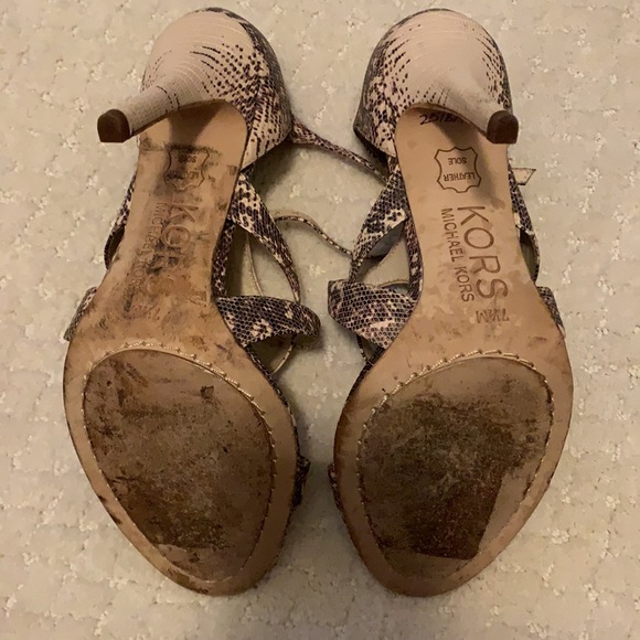KORS Michael Kors snakeskin high heels Leather - Picture 6 of 6